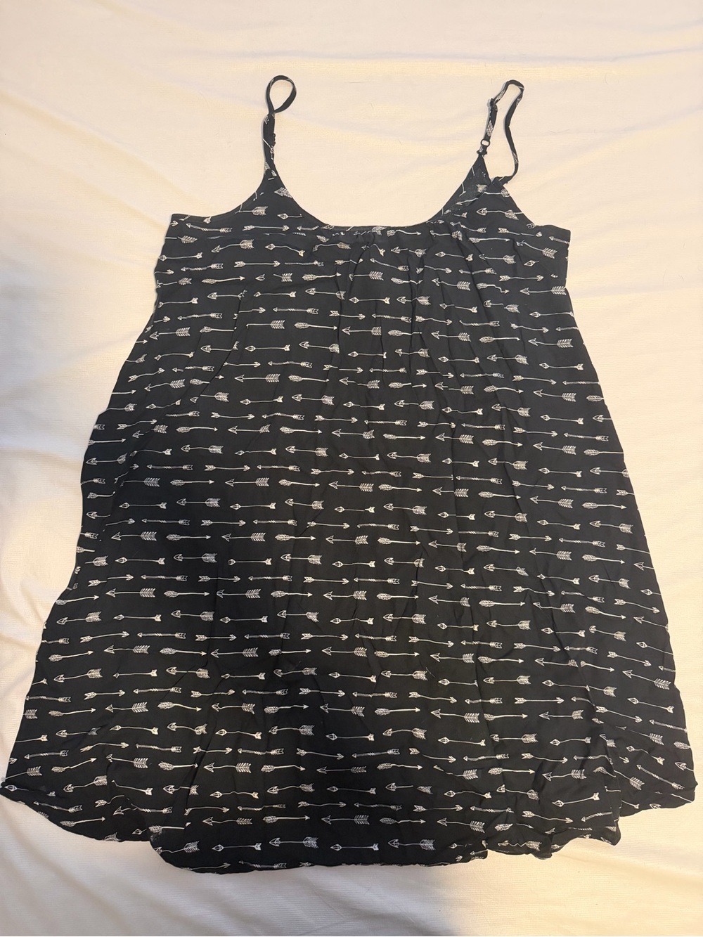 Black Arrow Print Cover-up/Sun Dress – Women's